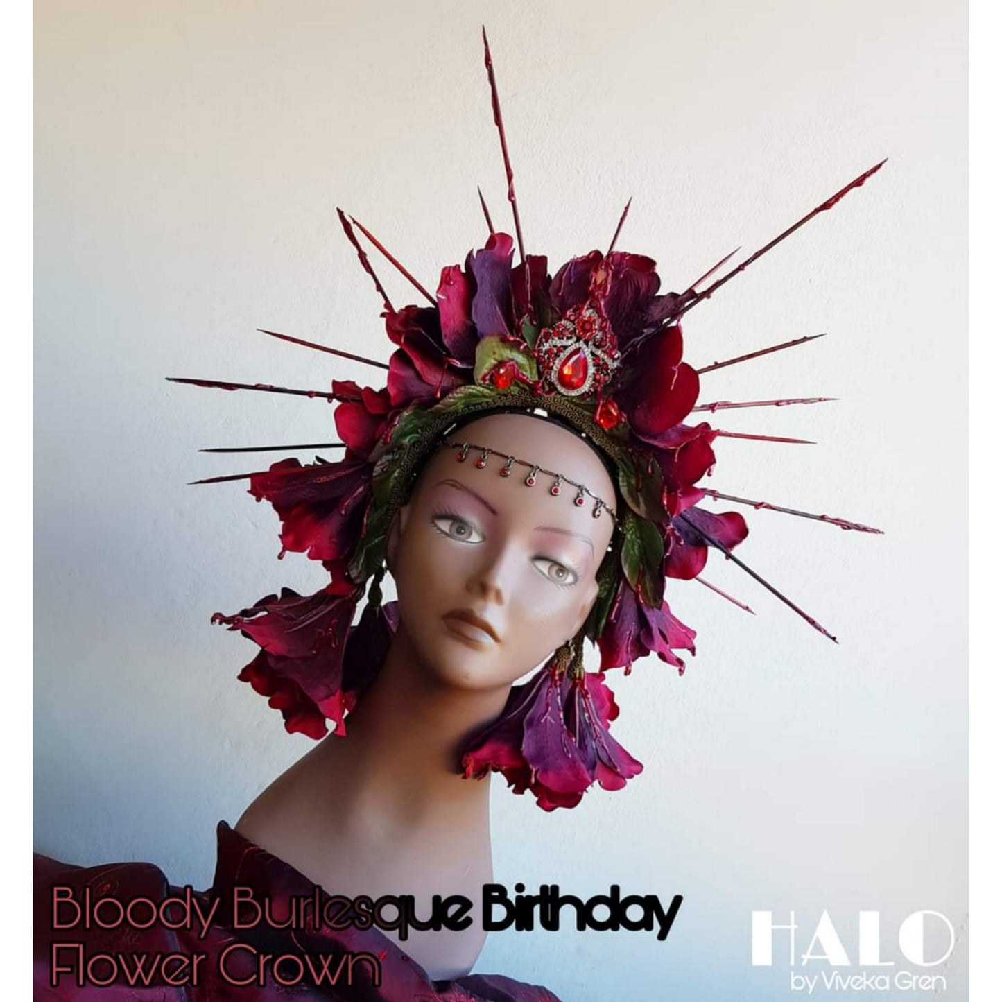 The Bloody Burlesque Birthday Flower Crown