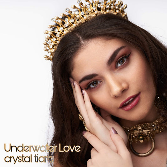 Shifting Depths collection: The Underwater Love (bridal) crystal tiara