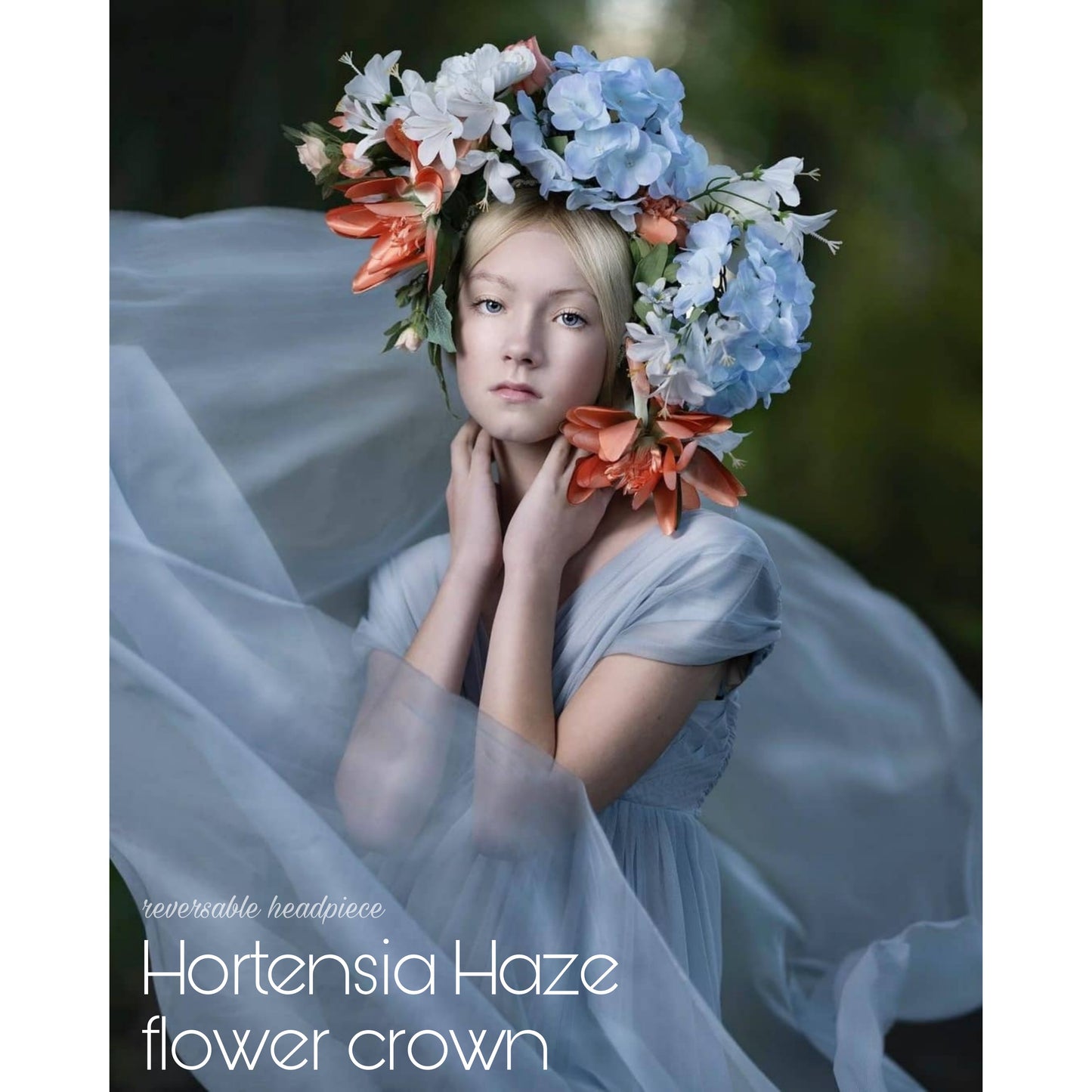 The Hortensia Haze Flower Crown