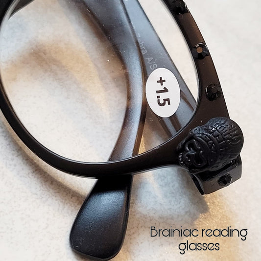 The Brainiac reading glasses, limited edition unisex model (+1,5)