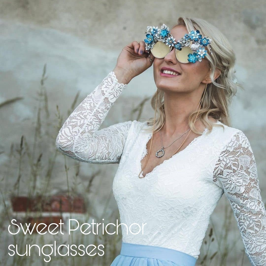 The Sweet Petrichor couture sunglasses