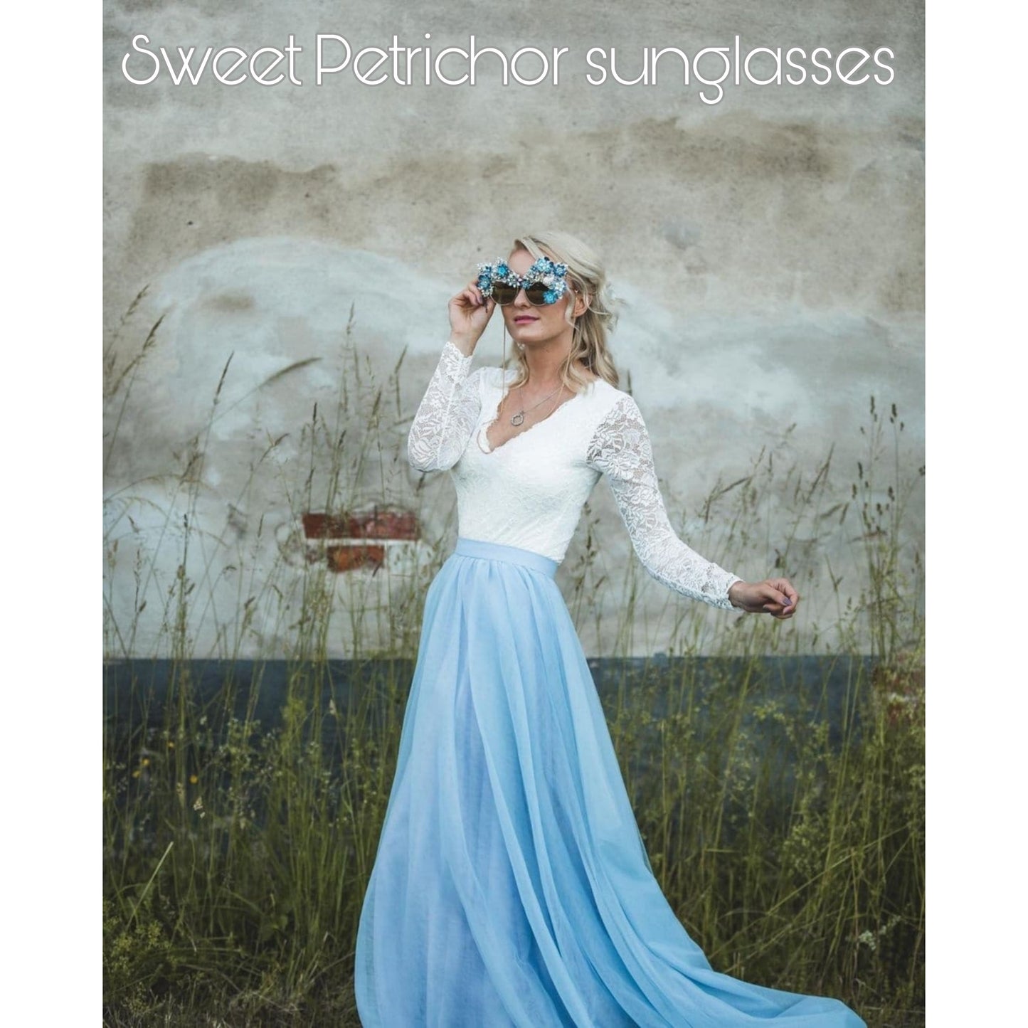 The Sweet Petrichor couture sunglasses