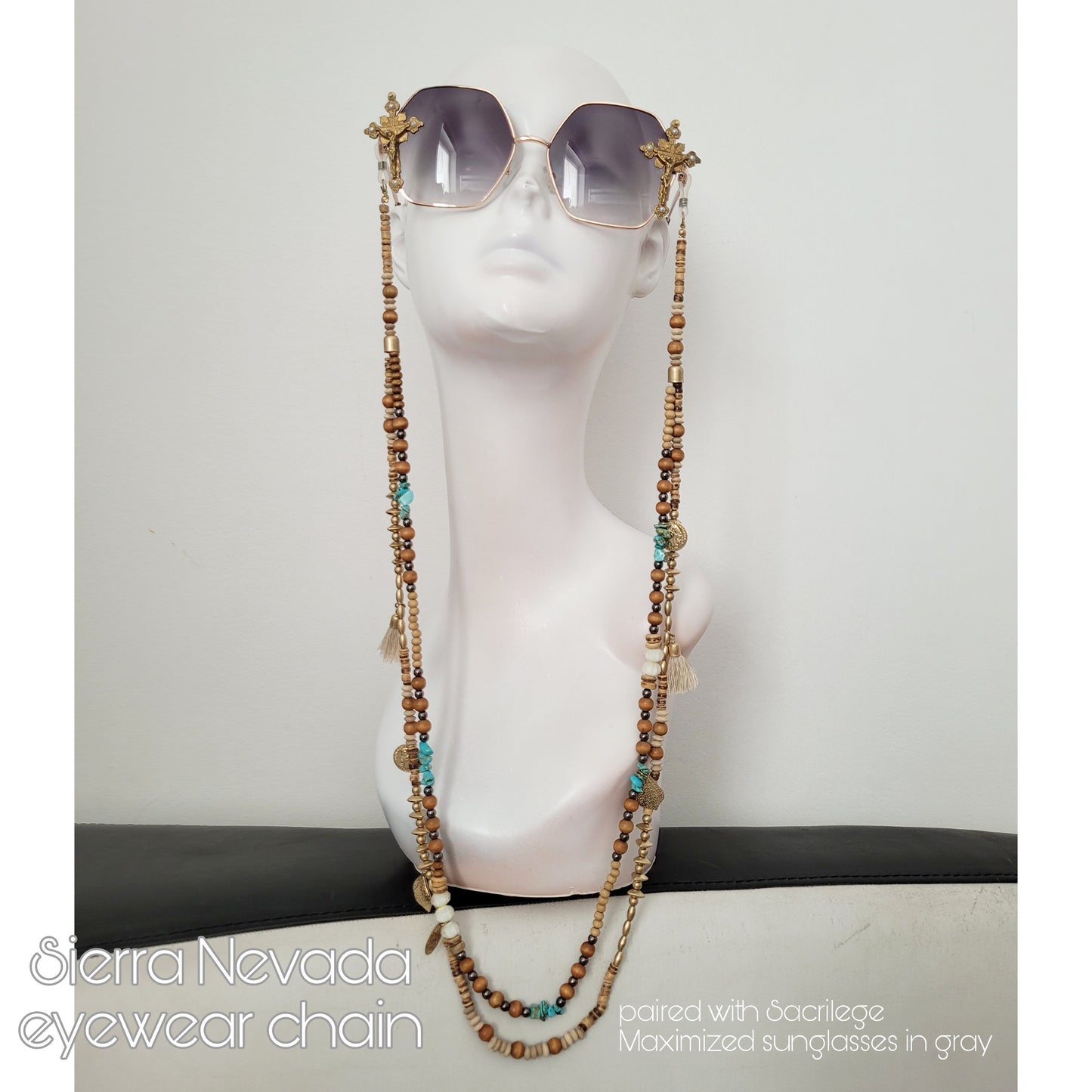 Neckscape sustainable collection: Sierra Nevada EYEWEAR CHAIN