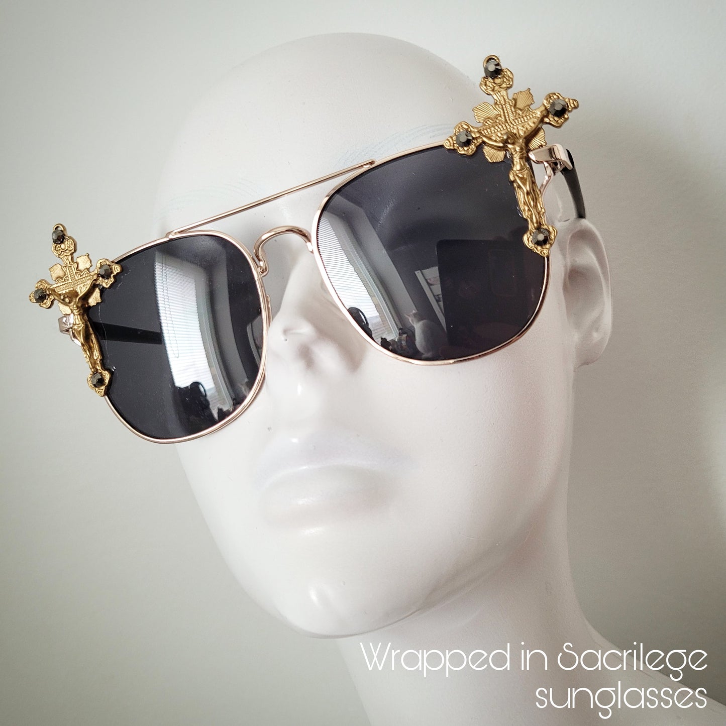 Sacrilegious Collection: The Wrapped in Sacrilege sunglasses, limited edition