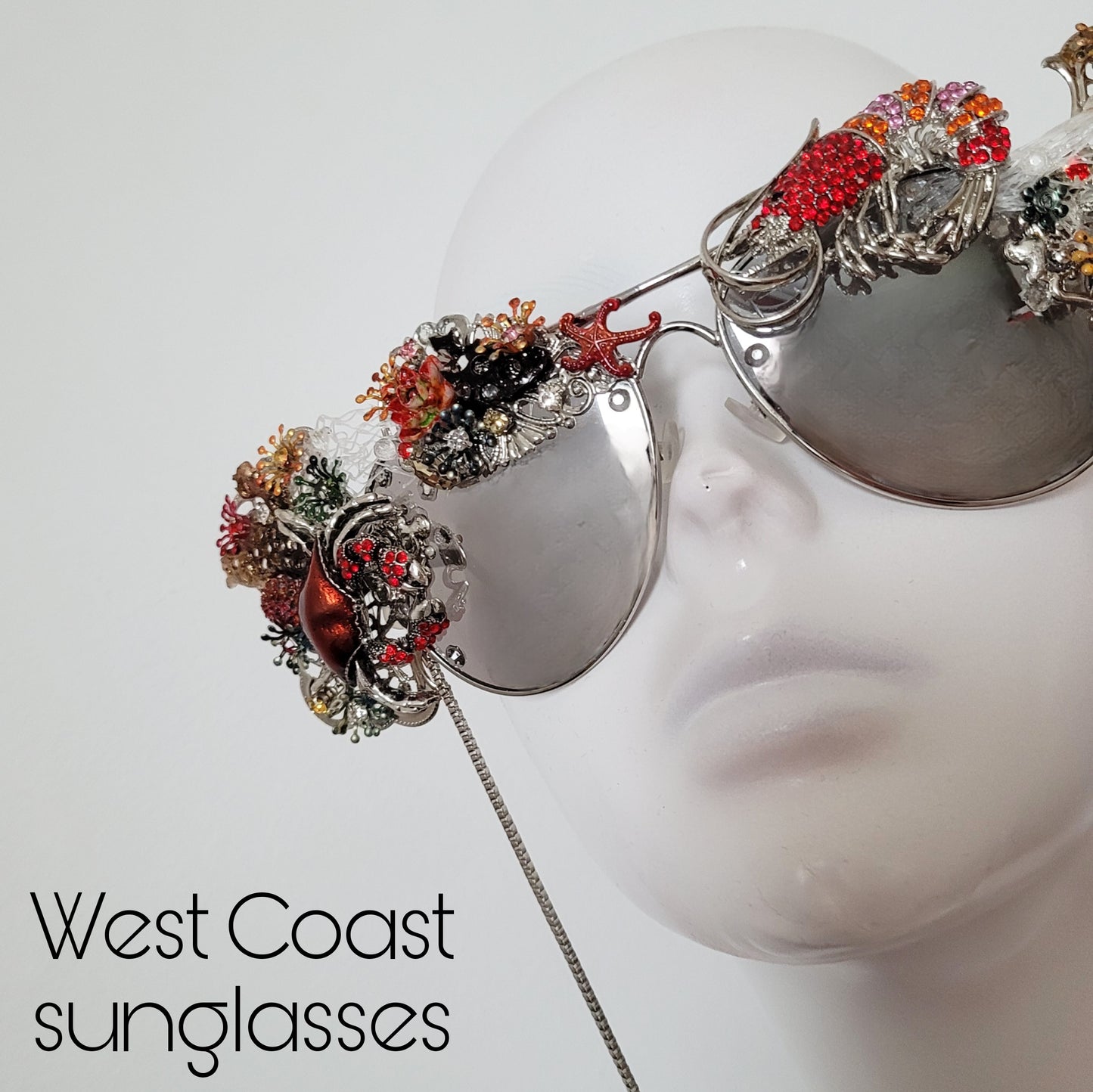 Shifting Depths collection: the West Coast sculptural sunglasses