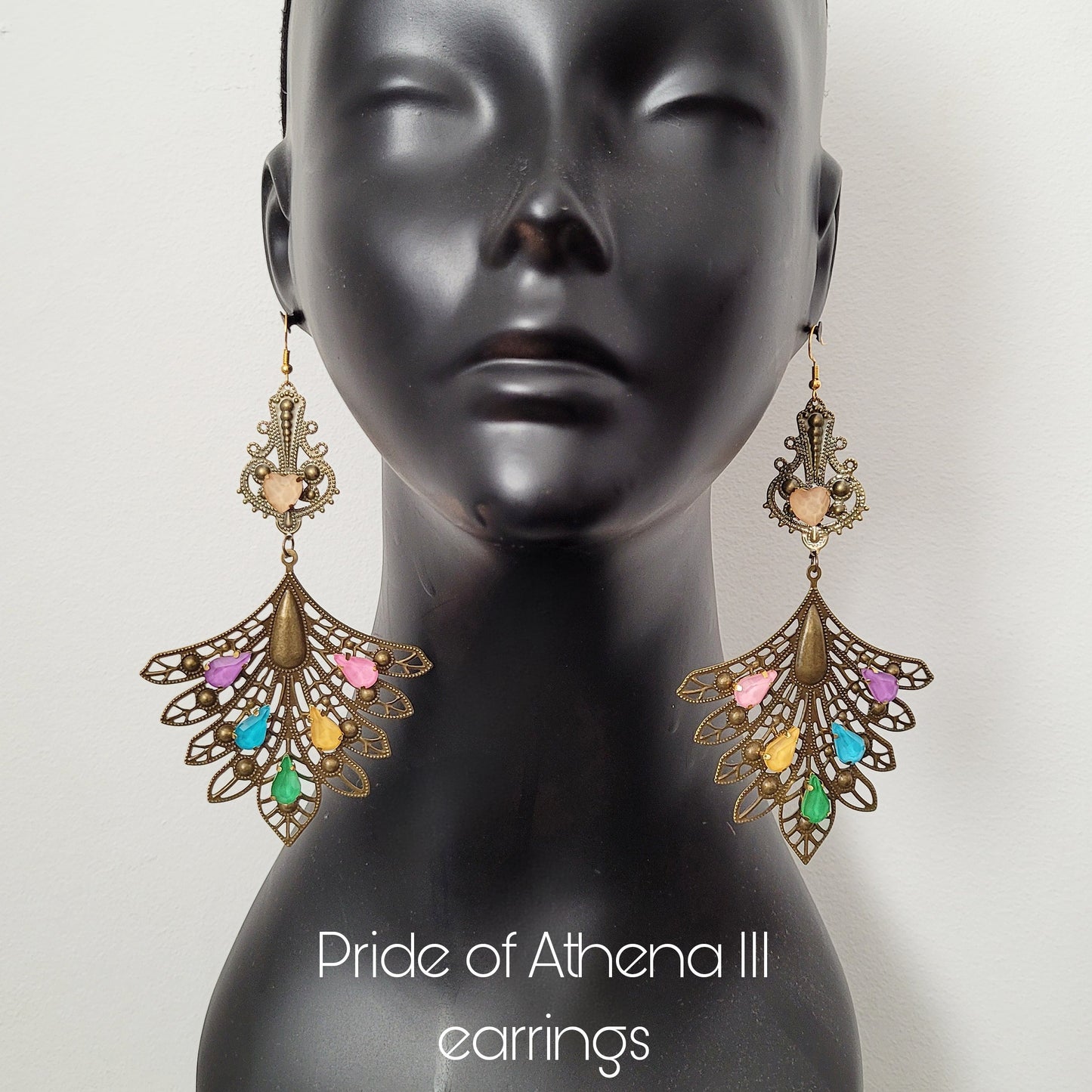 Deusa ex Machina collection: The Pride of Athena earrings