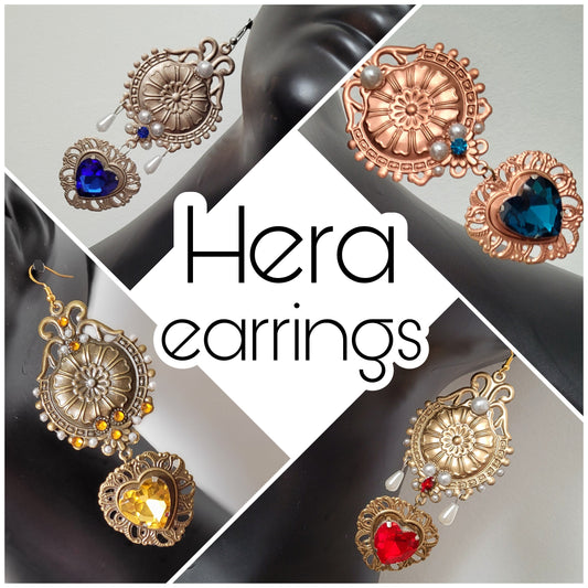 Deusa ex Machina collection: The Hera earrings