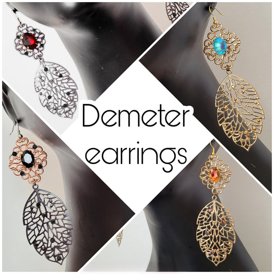 Deusa ex Machina collection: The Demeter earrings