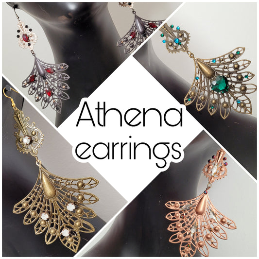 Deusa ex Machina collection: The Athena earrings (hook versions)