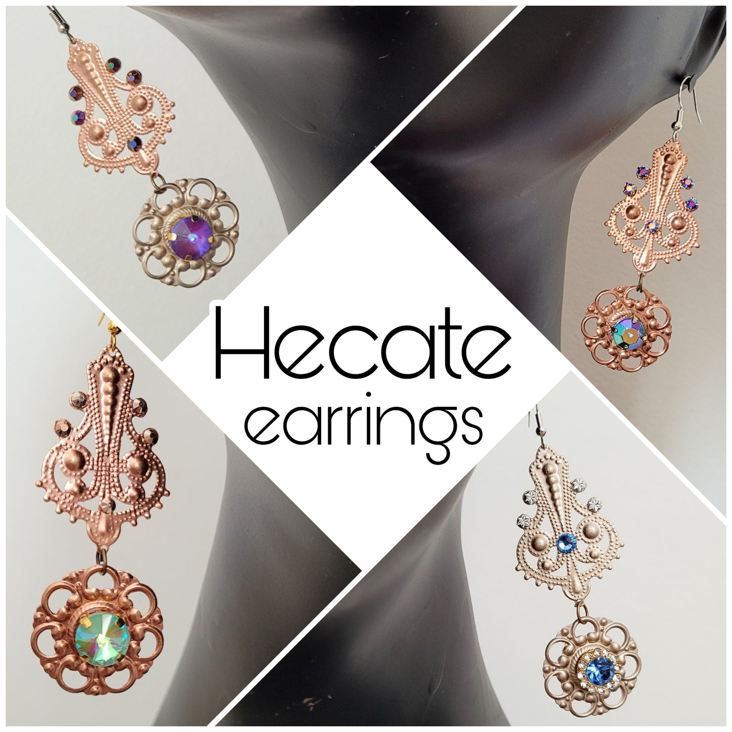 Deusa ex Machina collection: The Hecate earrings