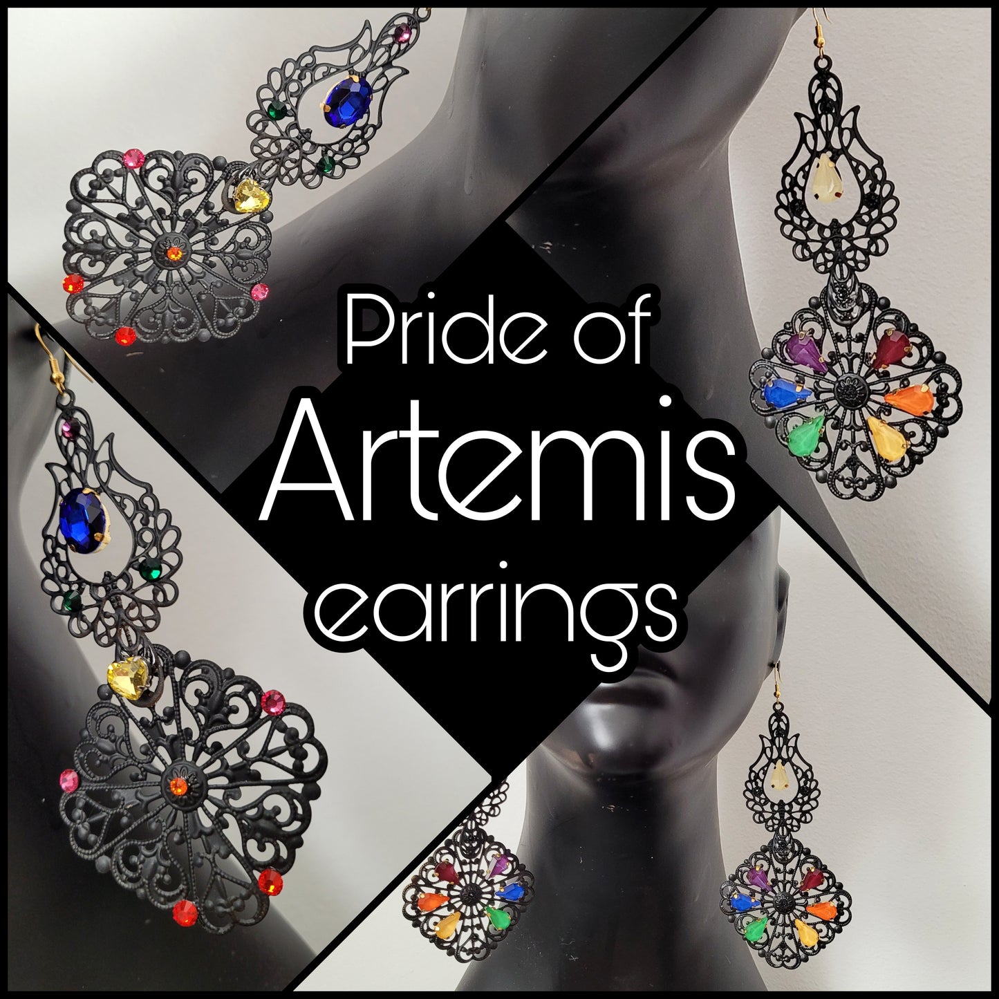 Deusa ex Machina collection: The Pride of Artemis earrings