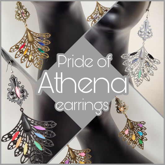 Deusa ex Machina collection: The Pride of Athena earrings