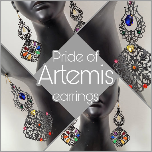 Deusa ex Machina collection: The Pride of Artemis earrings