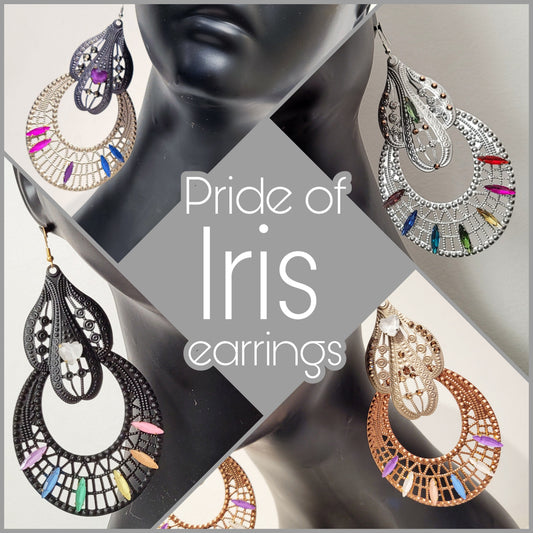 Deusa ex Machina collection: The Pride of Iris earrings