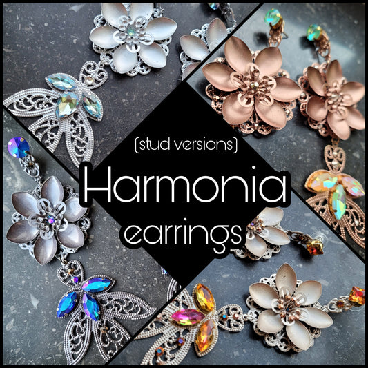 Deusa ex Machina collection: The Harmonia earrings (stud versions)