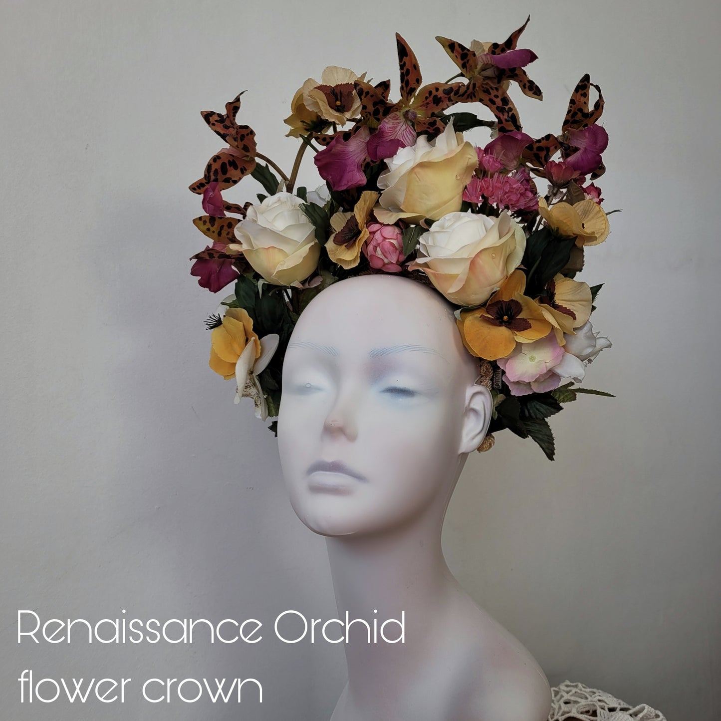The Renaissance Orchid Flower Crown