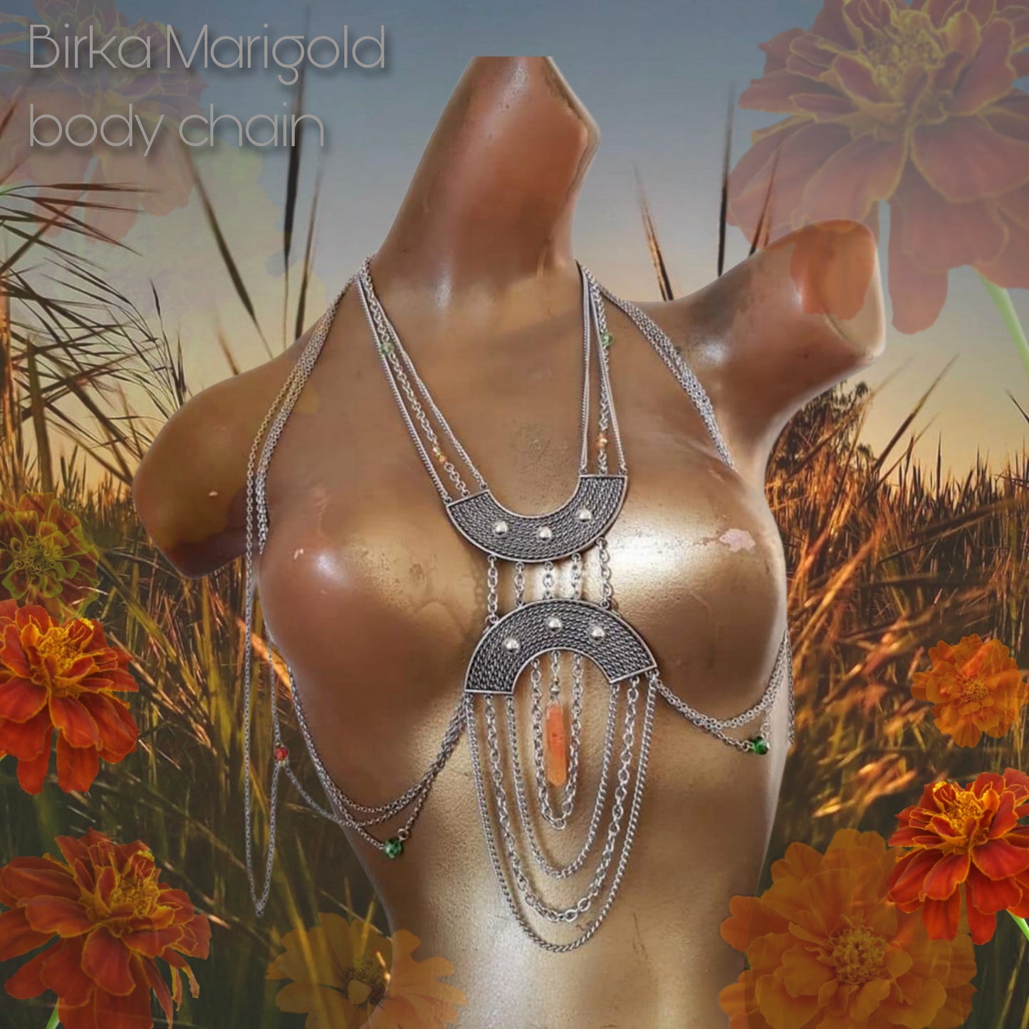 Fragments of Birka Mini Collection: the Birka Marigold Bodychain