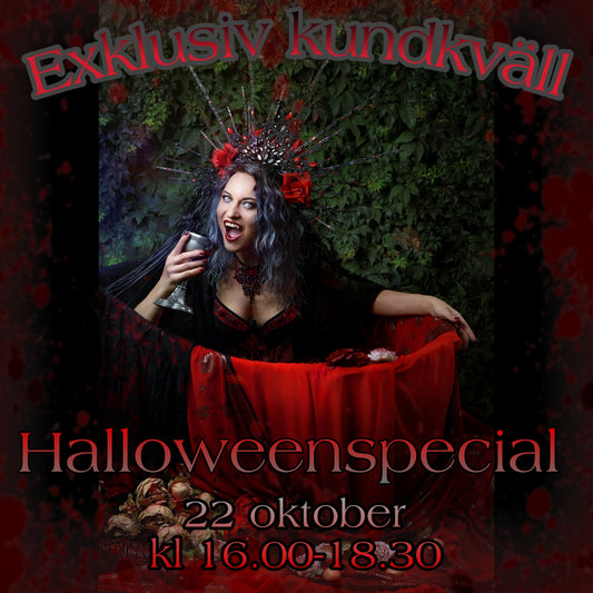 Exklusiv kundkväll: 22 oktober 2023 Halloween-special