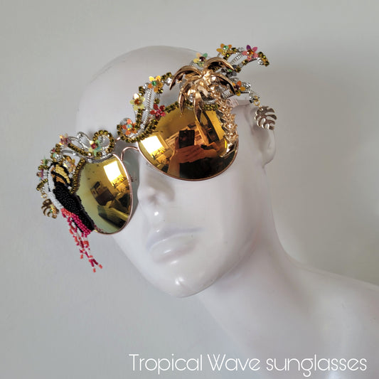 Paradise Lost collection: the Tropical Wave showpiece sunglasses