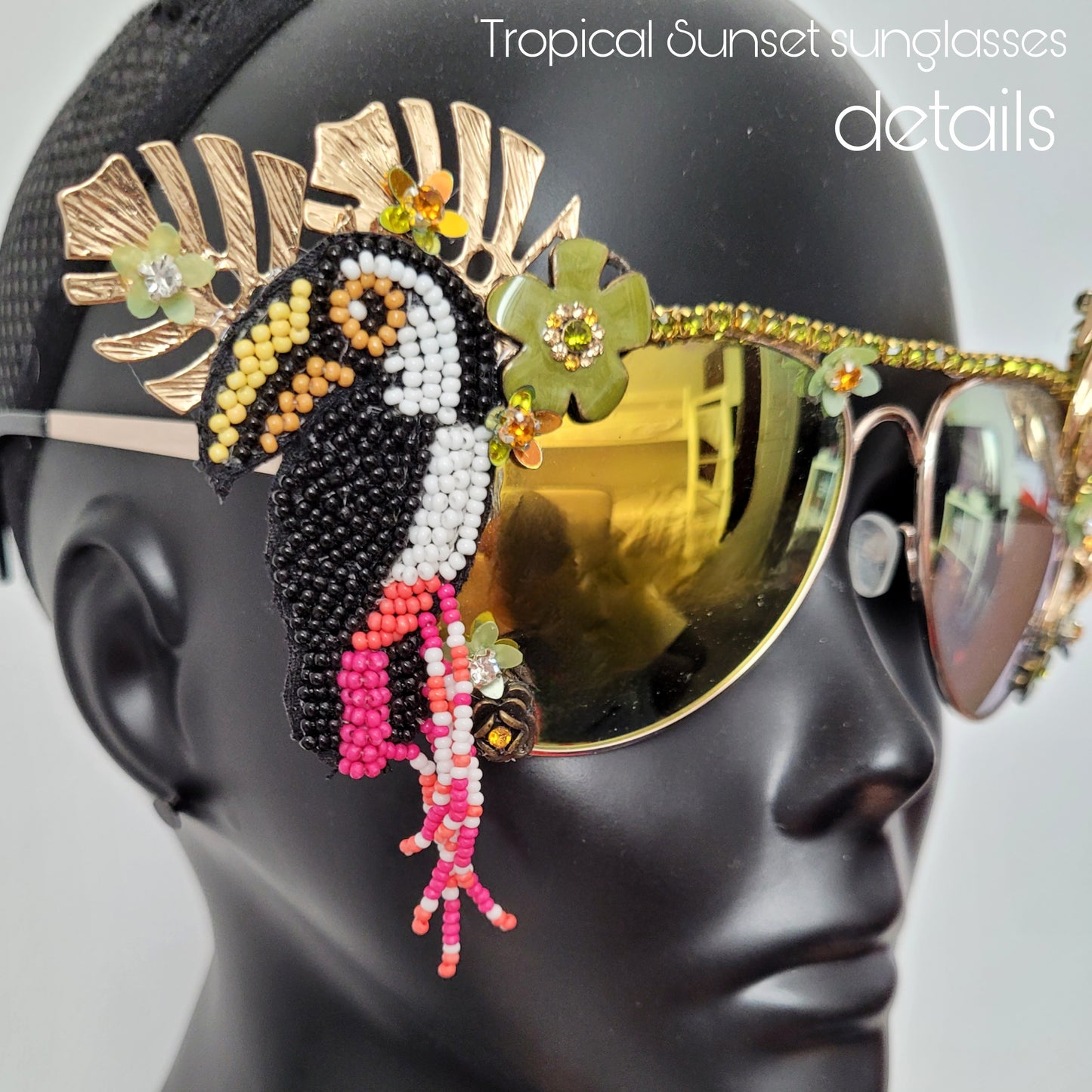 Paradise Lost collection: the Tropical Sunset showpiece sunglasses