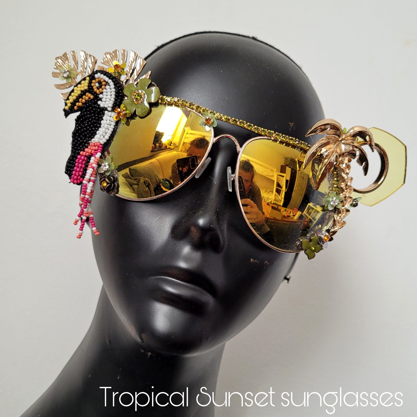 Paradise Lost collection: the Tropical Sunset showpiece sunglasses