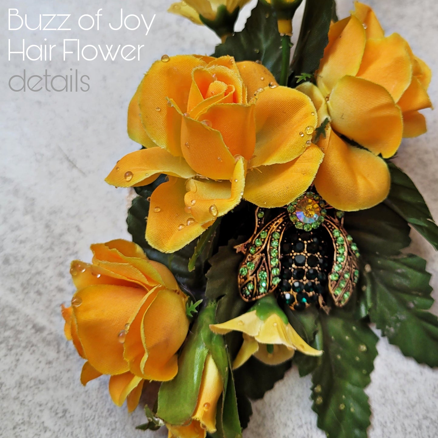 The Buzz of Joy Hair Flower