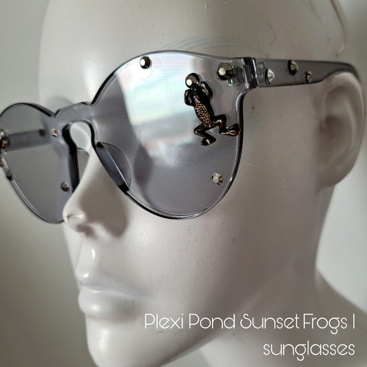 The Plexi Pond Sunset Frogs sunglasses, limited edition