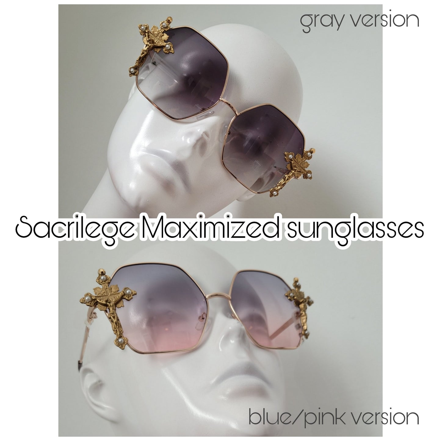 Sacrilegious Collection: The Sacrilege Maximized sunglasses (two colour options)