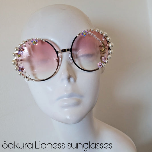 Flower & Pearls collection: Sakura edition, The Sakura Lioness Sunglasses
