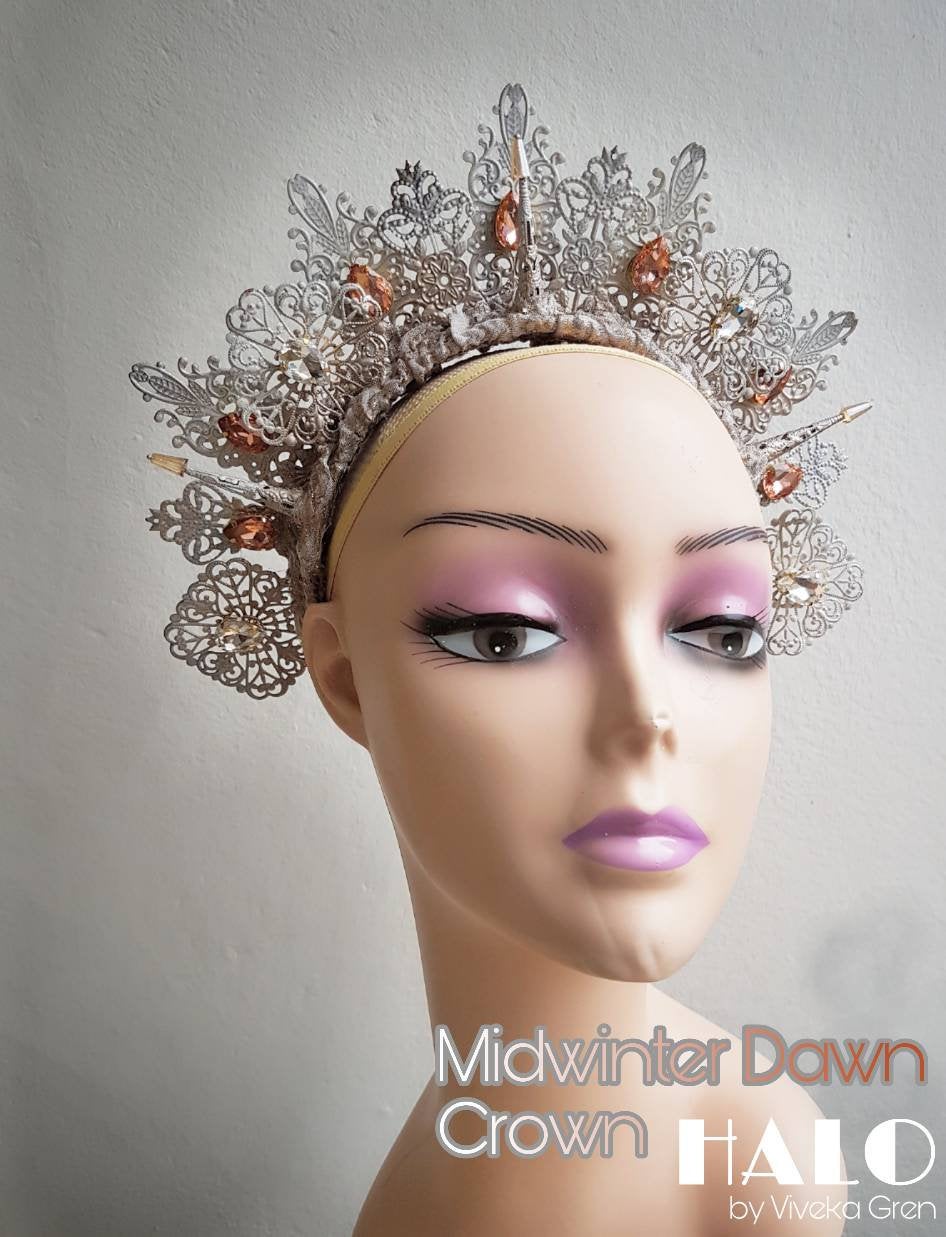 The Midwinter Dawn (Bridal) Crown
