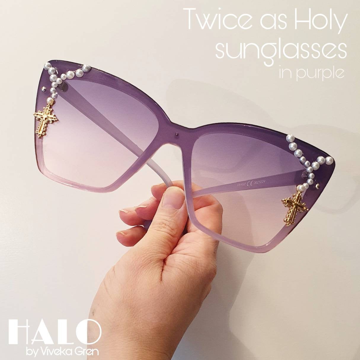 Sacrilegious Collection: The Twice as Holy sunglasses, (three colour variations) limited edition