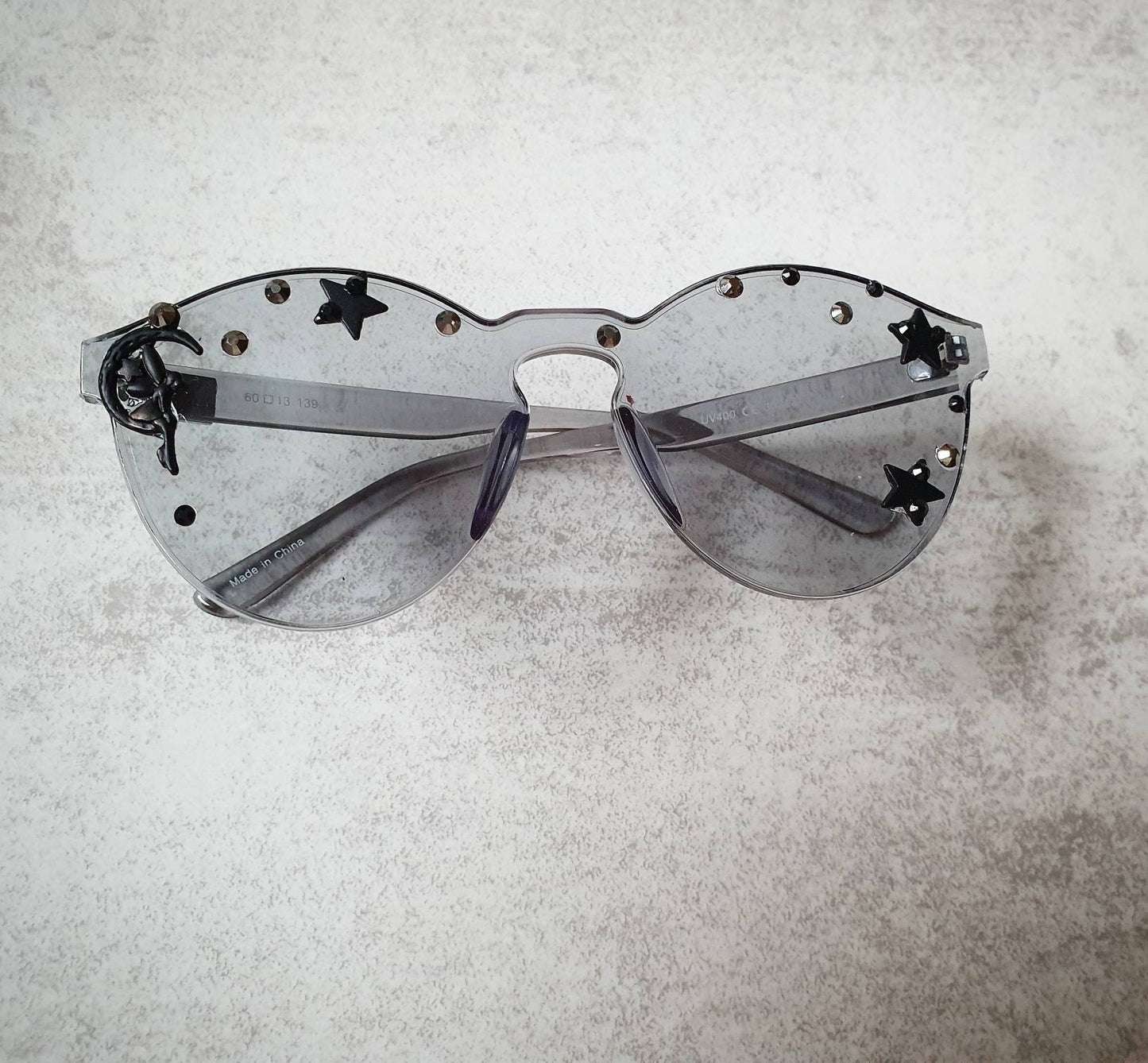 Plexi Visions collection: The Night Visions sunglasses, limited edition design with stars & moon (3 colours)